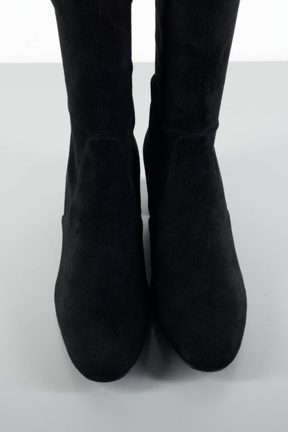 BUUTS Stuart Weitzmann Overknees Wildleder schwarz 224017-7