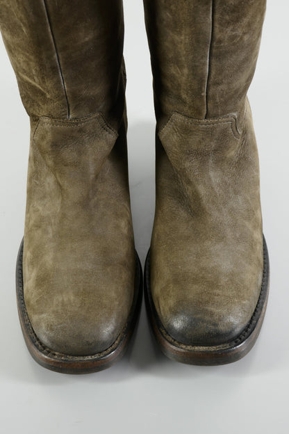 BUUTS Buttero Overknees Wildleder schlamm 224019-7