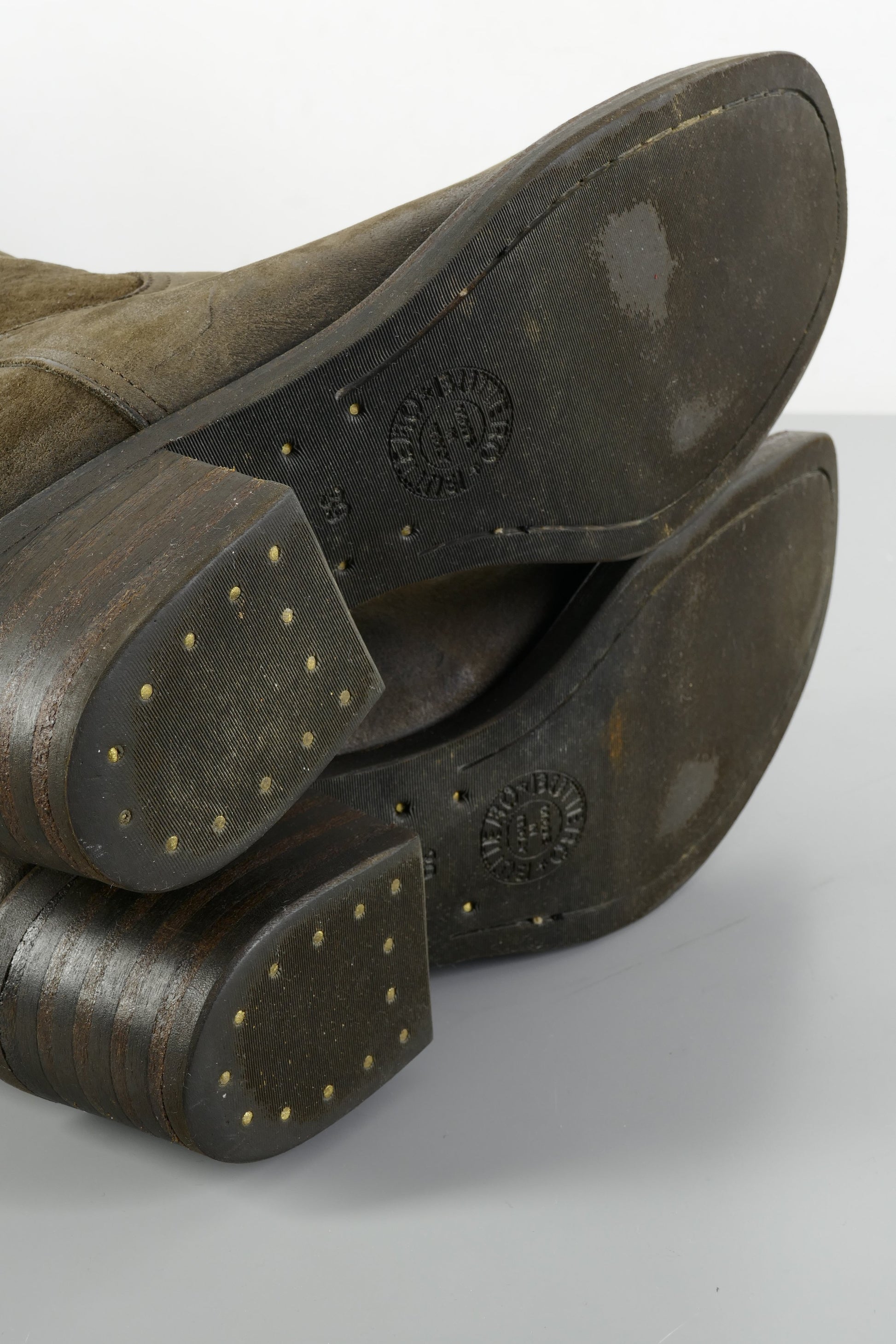 BUUTS Buttero Overknees Wildleder schlamm 224019-8