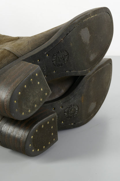 BUUTS Buttero Overknees Wildleder schlamm 224019-8