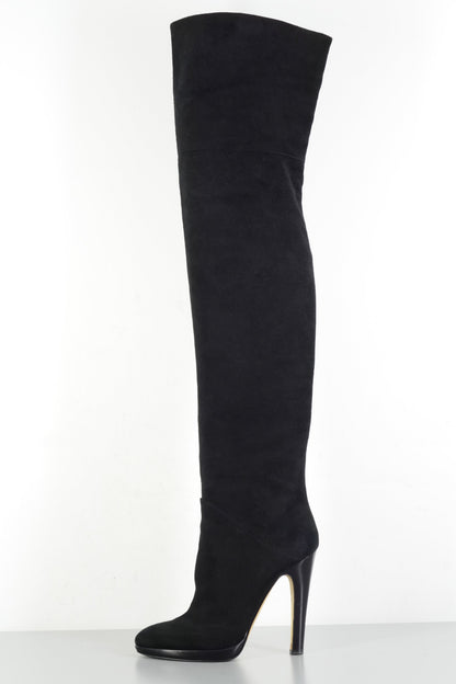 BUUTS Giuseppe Zanotti Overknees Wildleder schwarz 224020-1