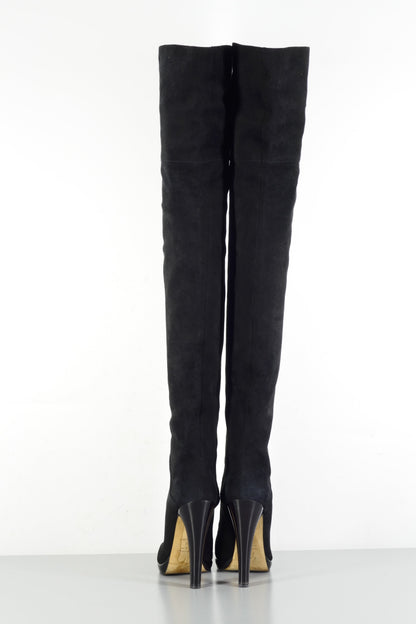 BUUTS Giuseppe Zanotti Overknees Wildleder schwarz 224020-5