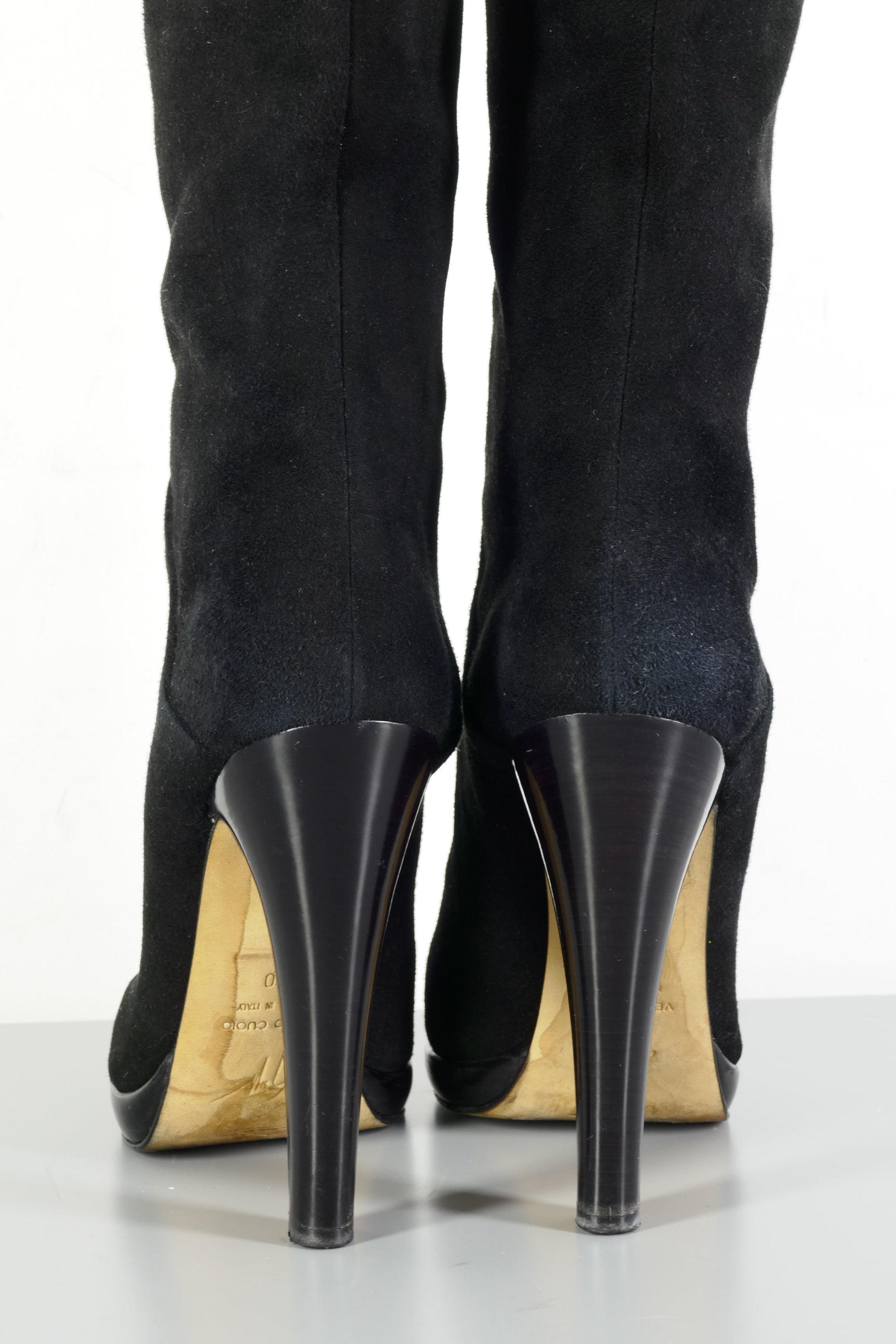 BUUTS Giuseppe Zanotti Overknees Wildleder schwarz 224020-6