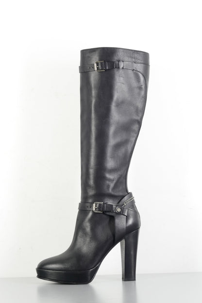 BUUTS Ralph Lauren Stiefel Leder schwarz 224021-1