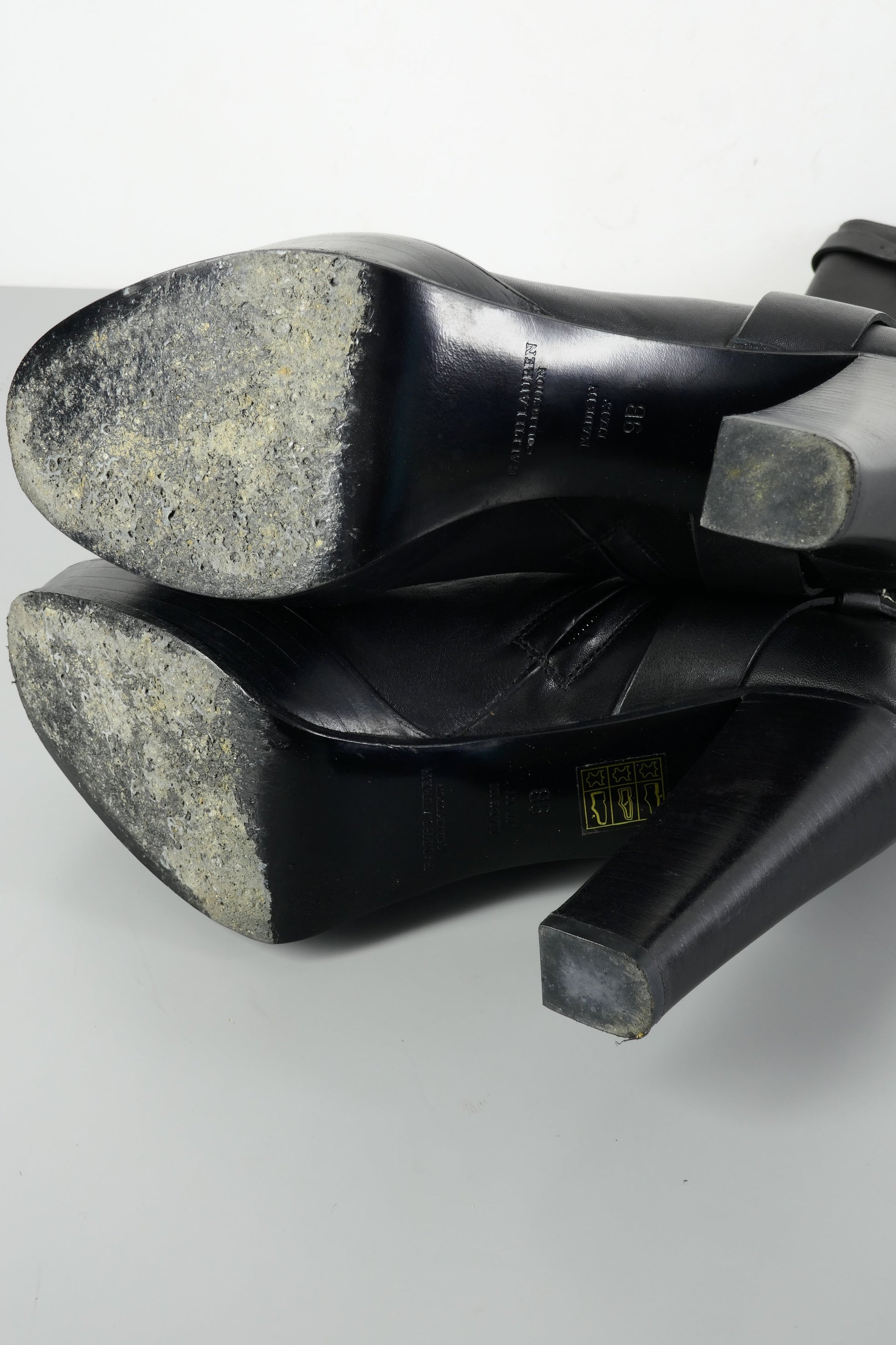 BUUTS Ralph Lauren Stiefel Leder schwarz 224021-10