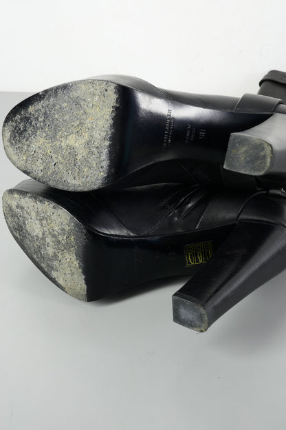BUUTS Ralph Lauren Stiefel Leder schwarz 224021-10