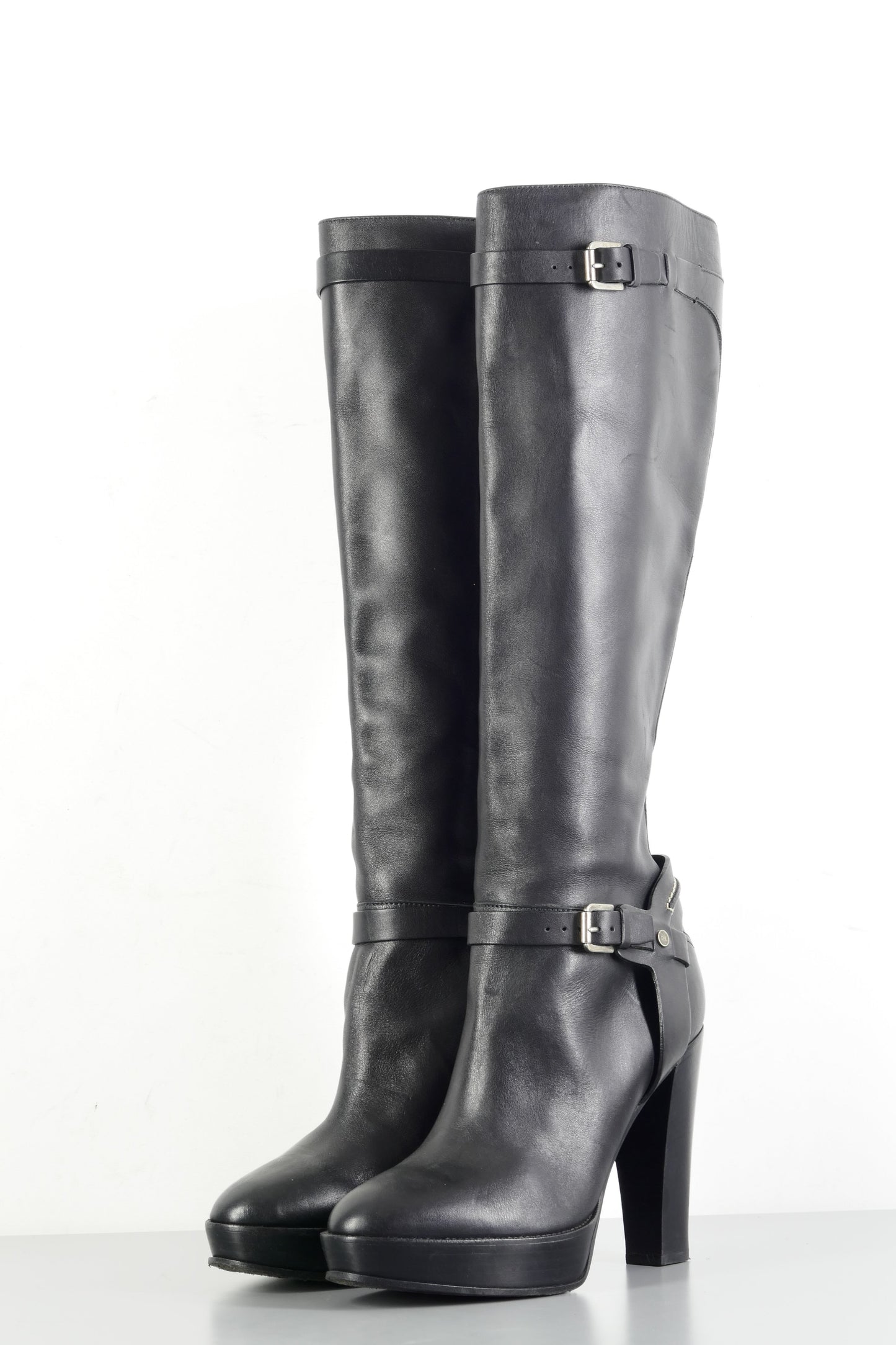 BUUTS Ralph Lauren Stiefel Leder schwarz 224021-2