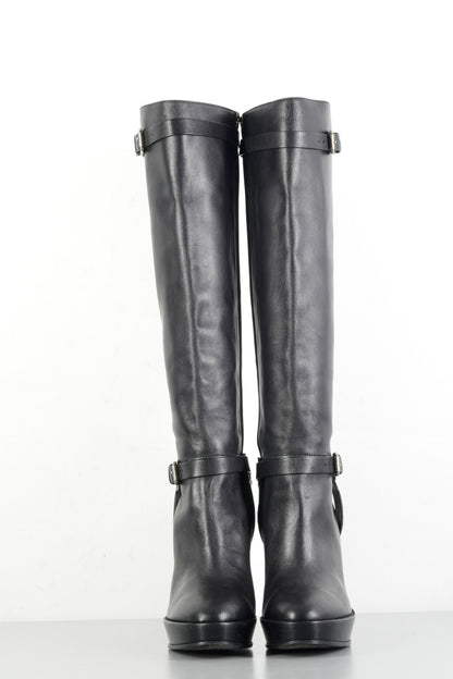 BUUTS Ralph Lauren Stiefel Leder schwarz 224021-4