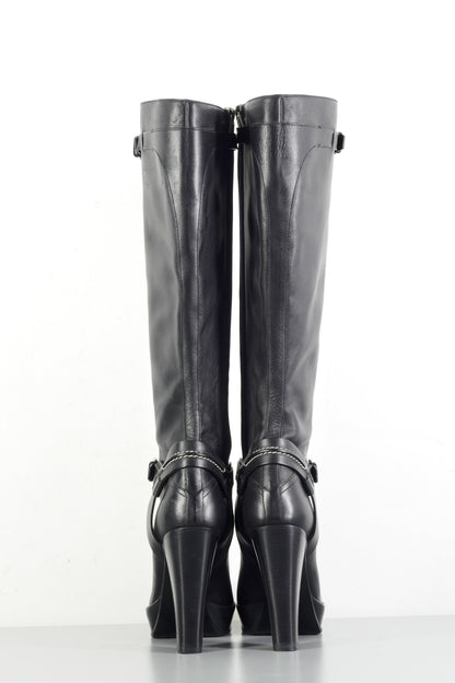 BUUTS Ralph Lauren Stiefel Leder schwarz 224021-5