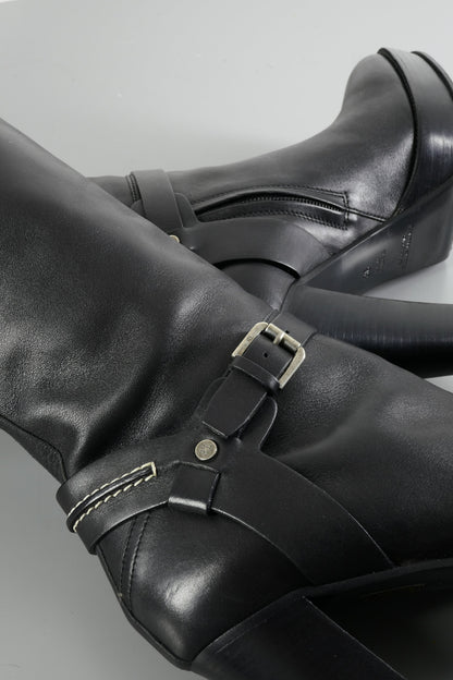 BUUTS Ralph Lauren Stiefel Leder schwarz 224021-8