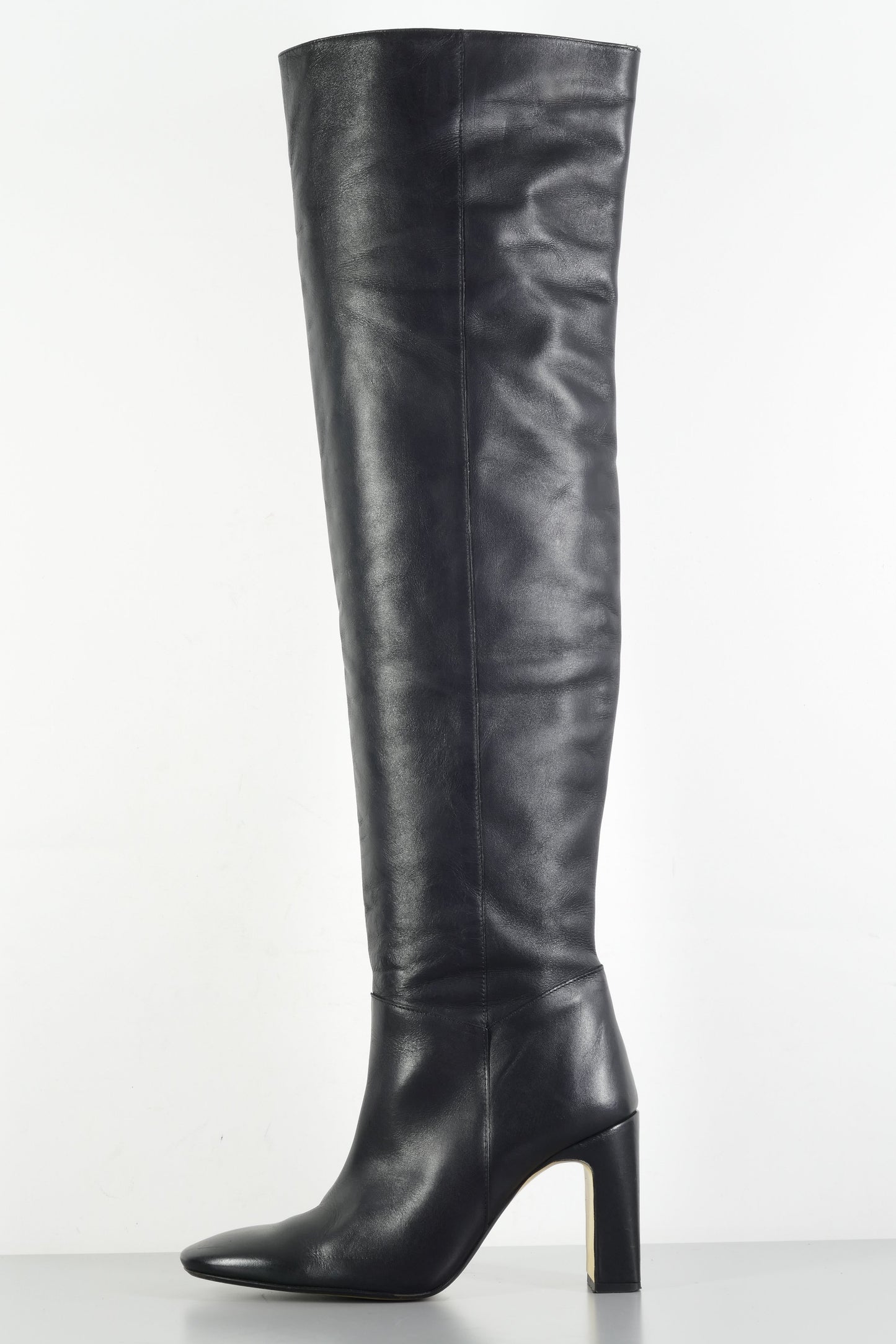 BUUTS Zara Overknees Leder schwarz 224025-1