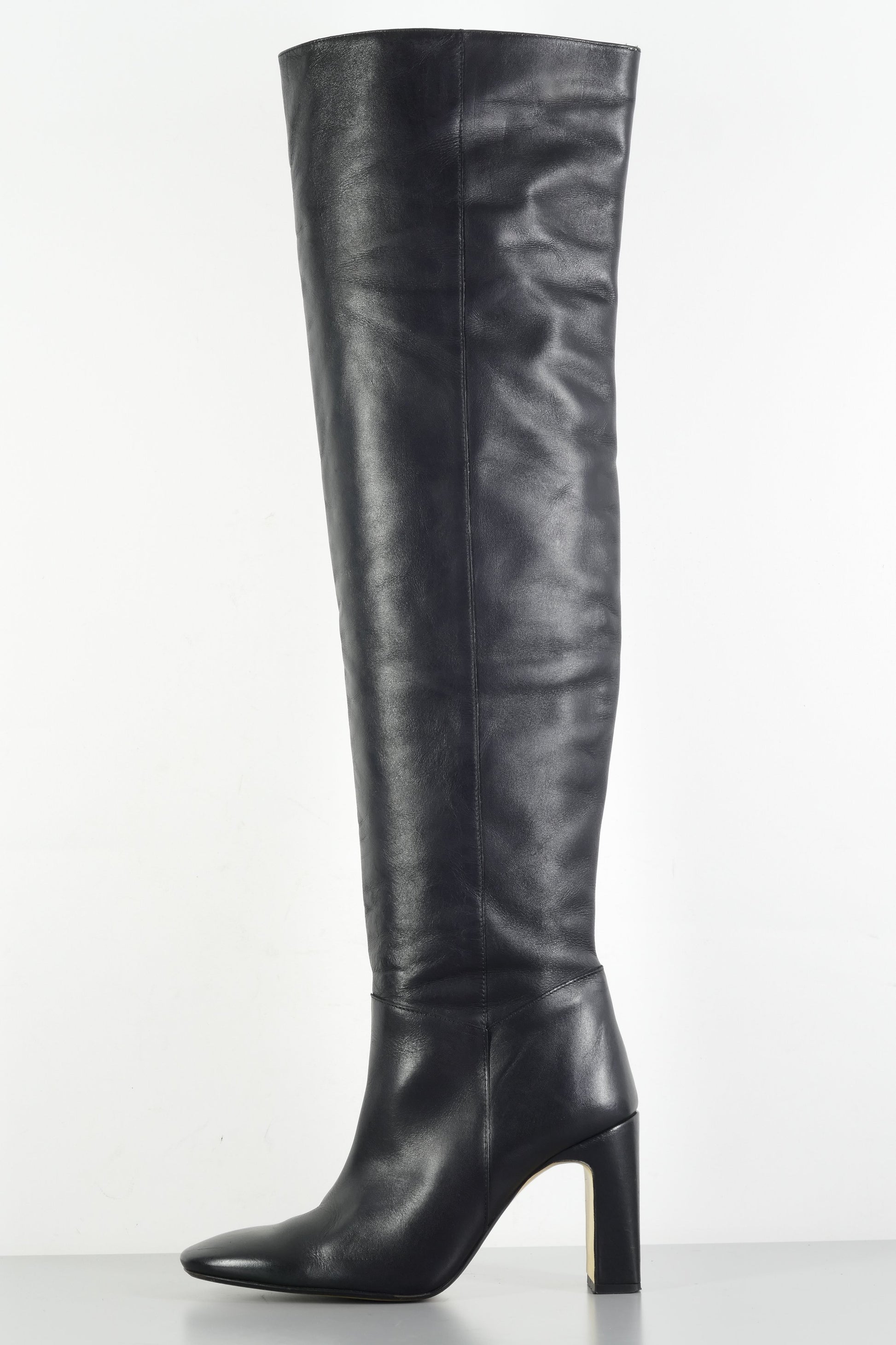 BUUTS Zara Overknees Leder schwarz 224025-1