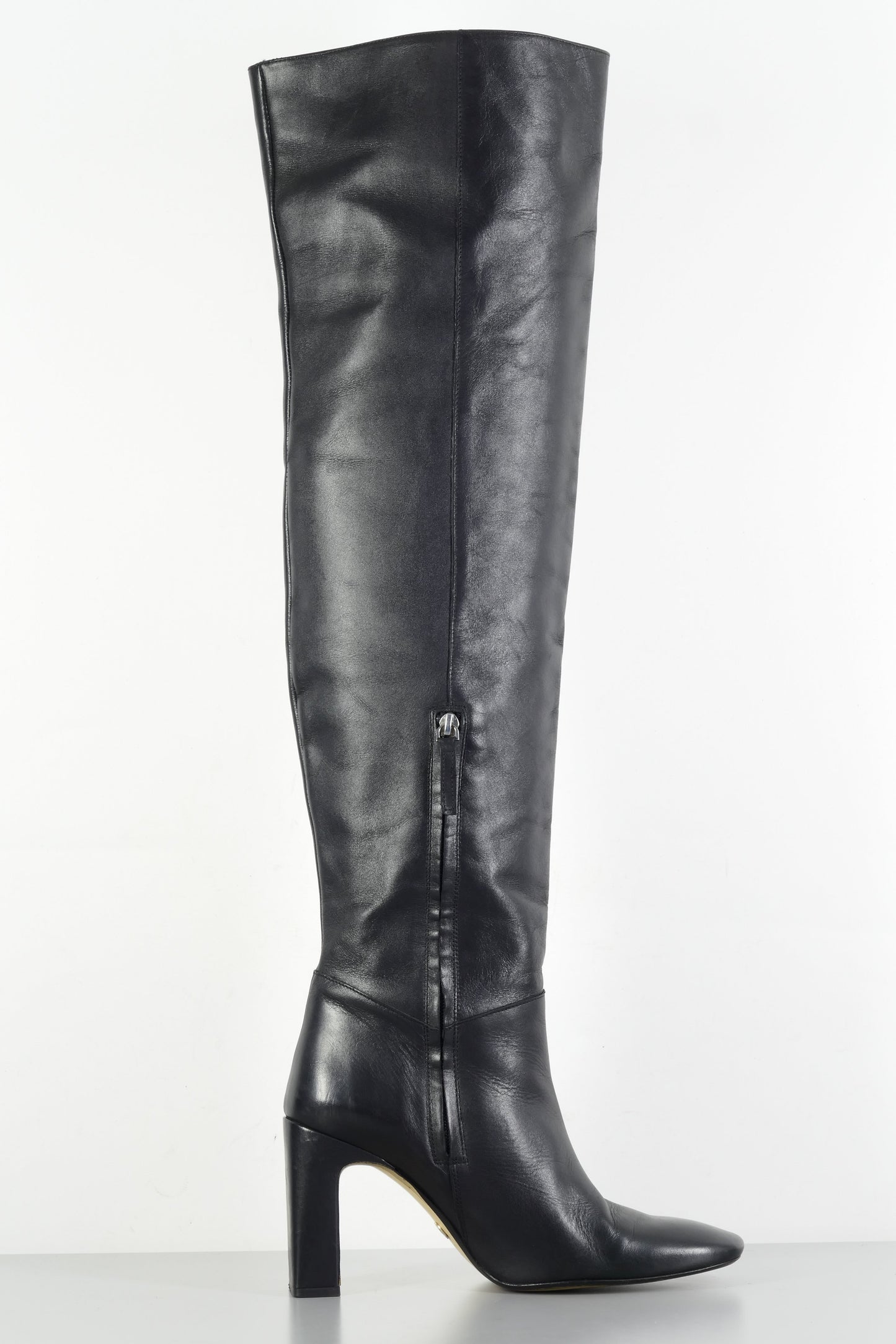 BUUTS Zara Overknees Leder schwarz 224025-3