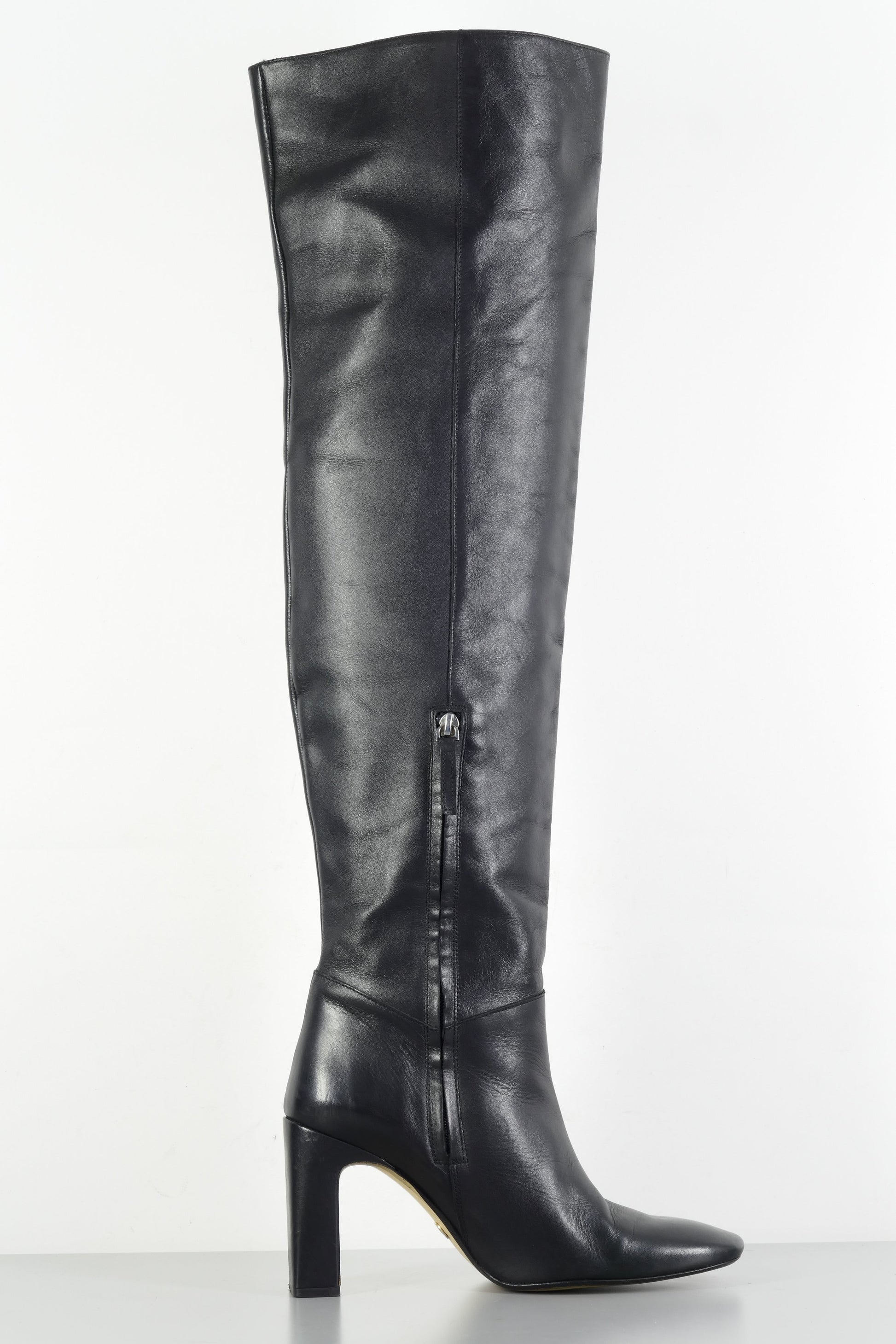 BUUTS Zara Overknees Leder schwarz 224025-3