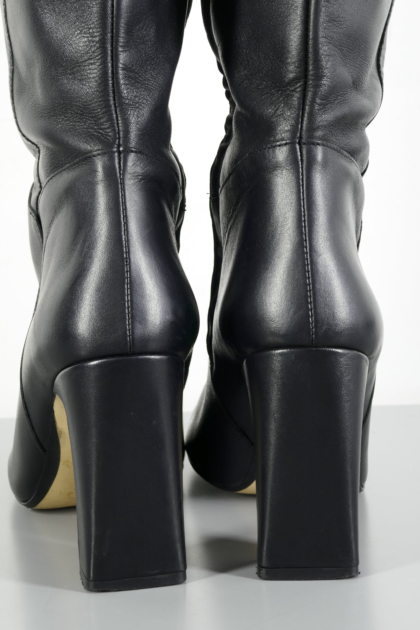 BUUTS Zara Overknees Leder schwarz 224025-6
