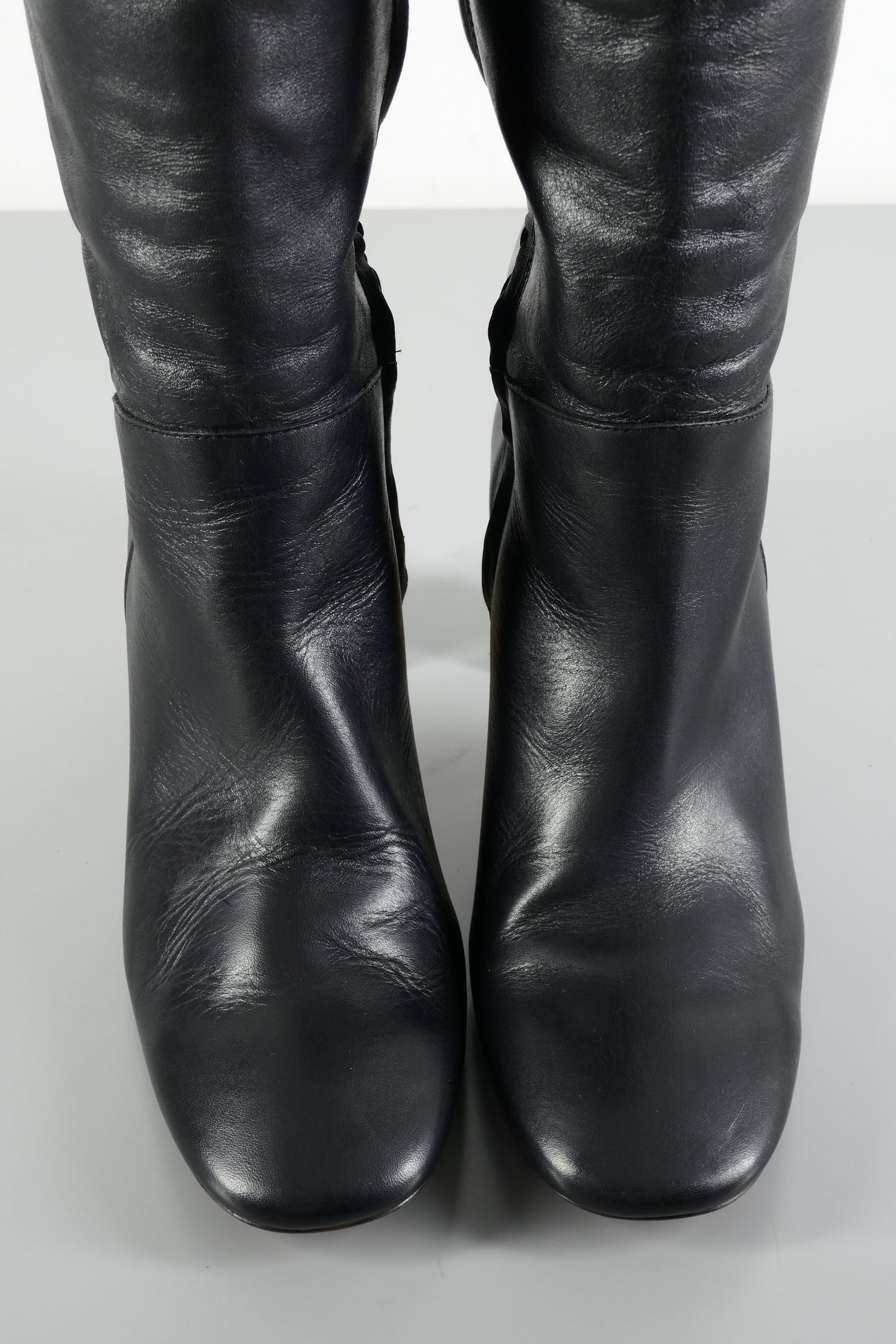 BUUTS Zara Overknees Leder schwarz 224025-7