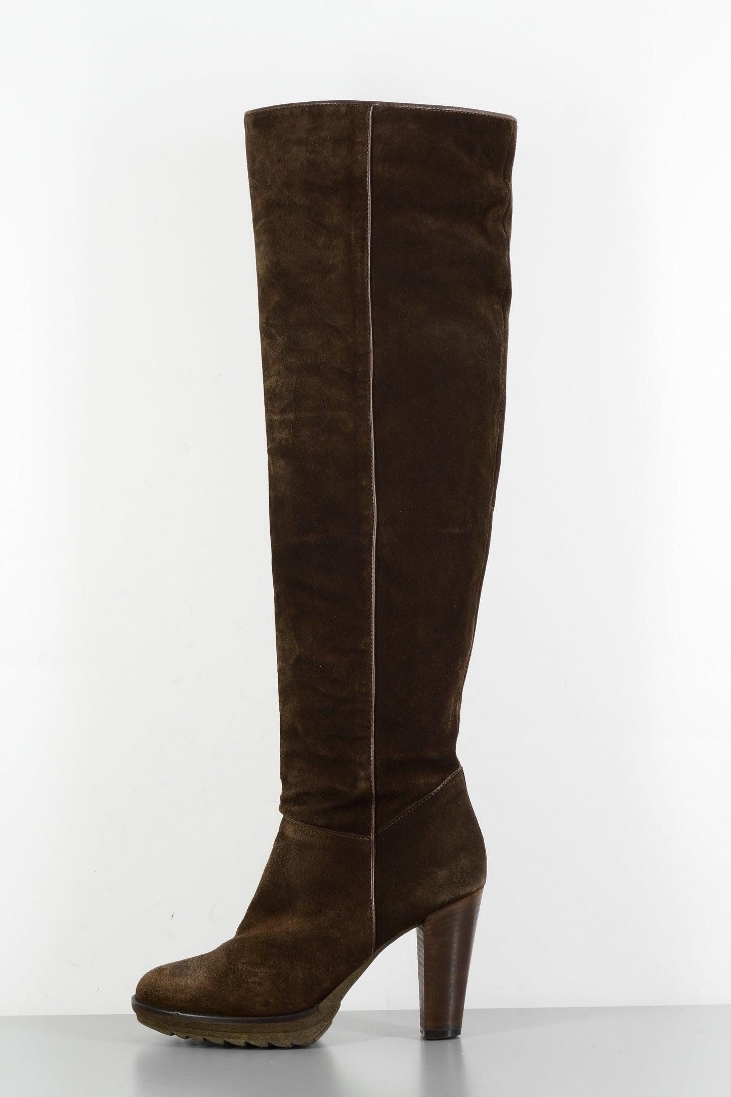 BUUTS Fred de la Bretoniere Hohe Stiefel Wildleder braun 224029-1