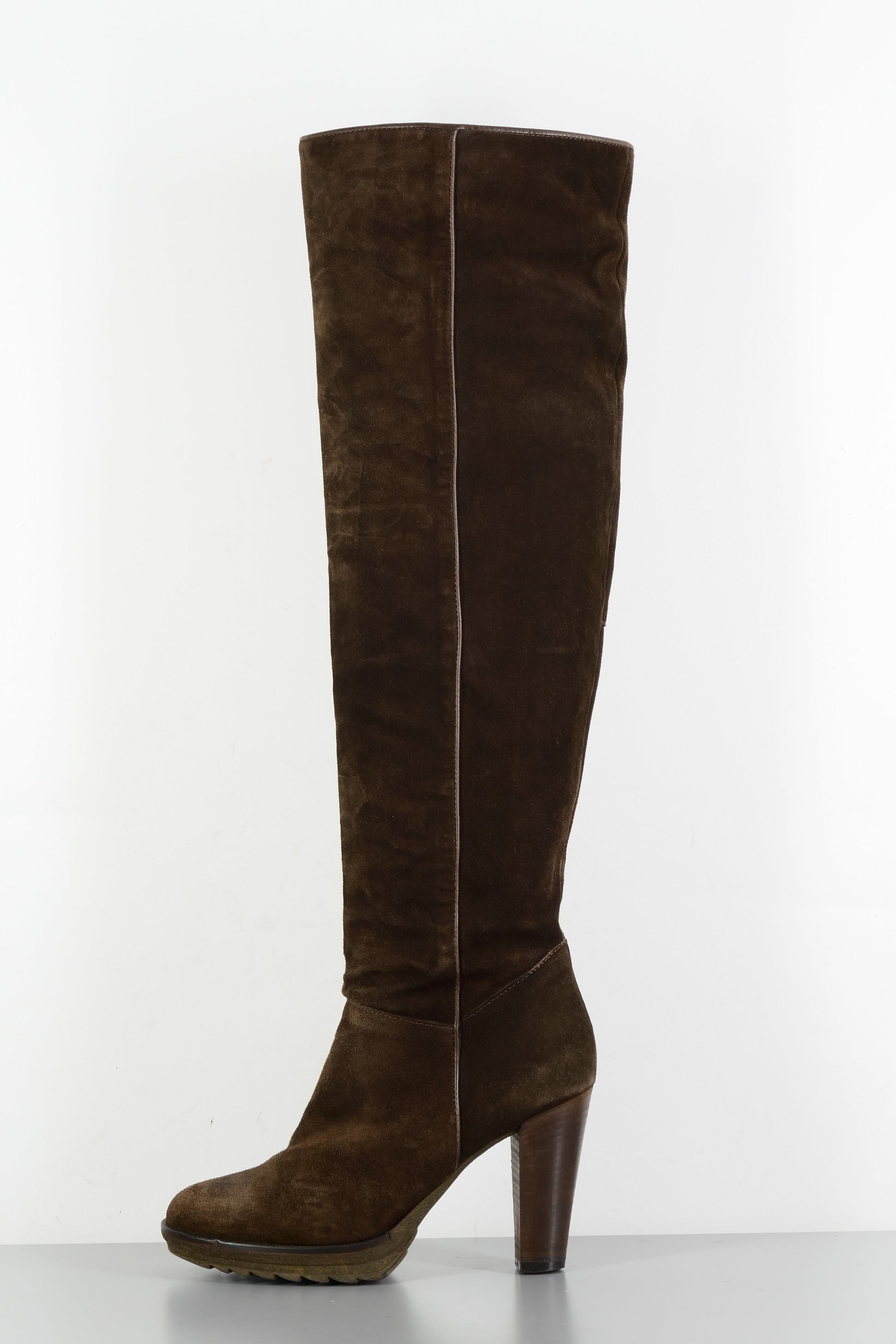 BUUTS Fred de la Bretoniere Hohe Stiefel Wildleder braun 224029-1