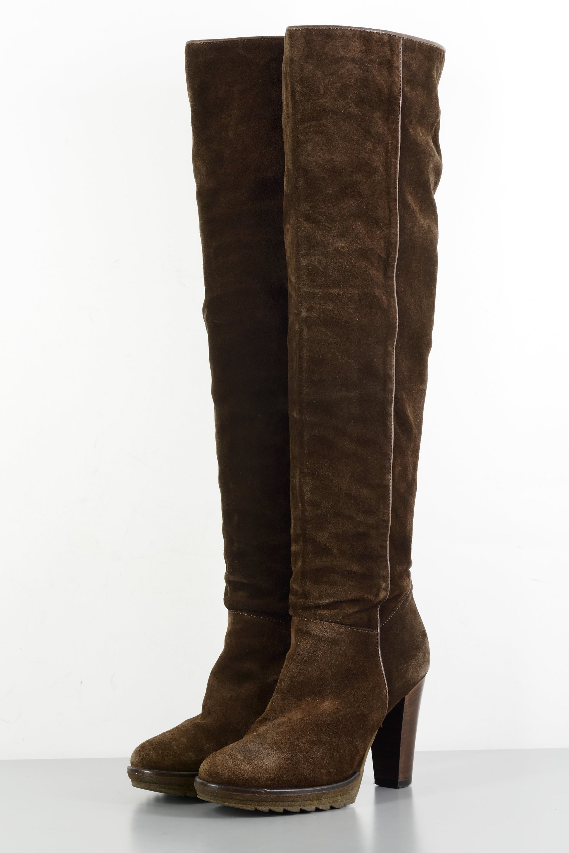 BUUTS Fred de la Bretoniere Hohe Stiefel Wildleder braun 224029-2