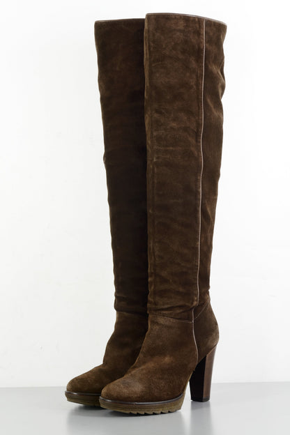 BUUTS Fred de la Bretoniere Hohe Stiefel Wildleder braun 224029-2