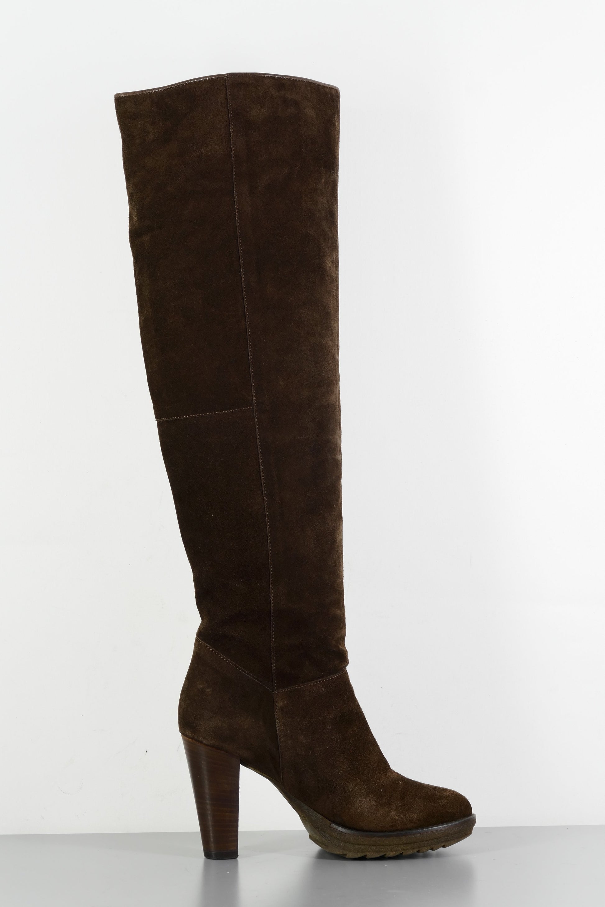 BUUTS Fred de la Bretoniere Hohe Stiefel Wildleder braun 224029-3