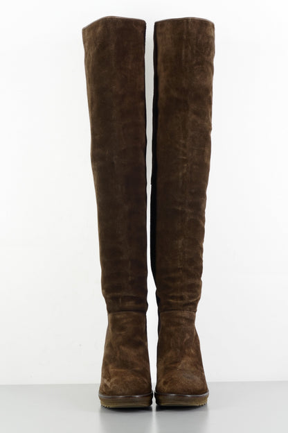 BUUTS Fred de la Bretoniere Hohe Stiefel Wildleder braun 224029-4