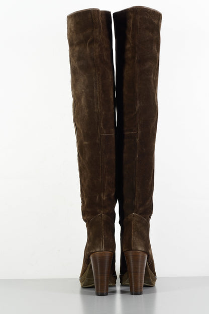BUUTS Fred de la Bretoniere Hohe Stiefel Wildleder braun 224029-5