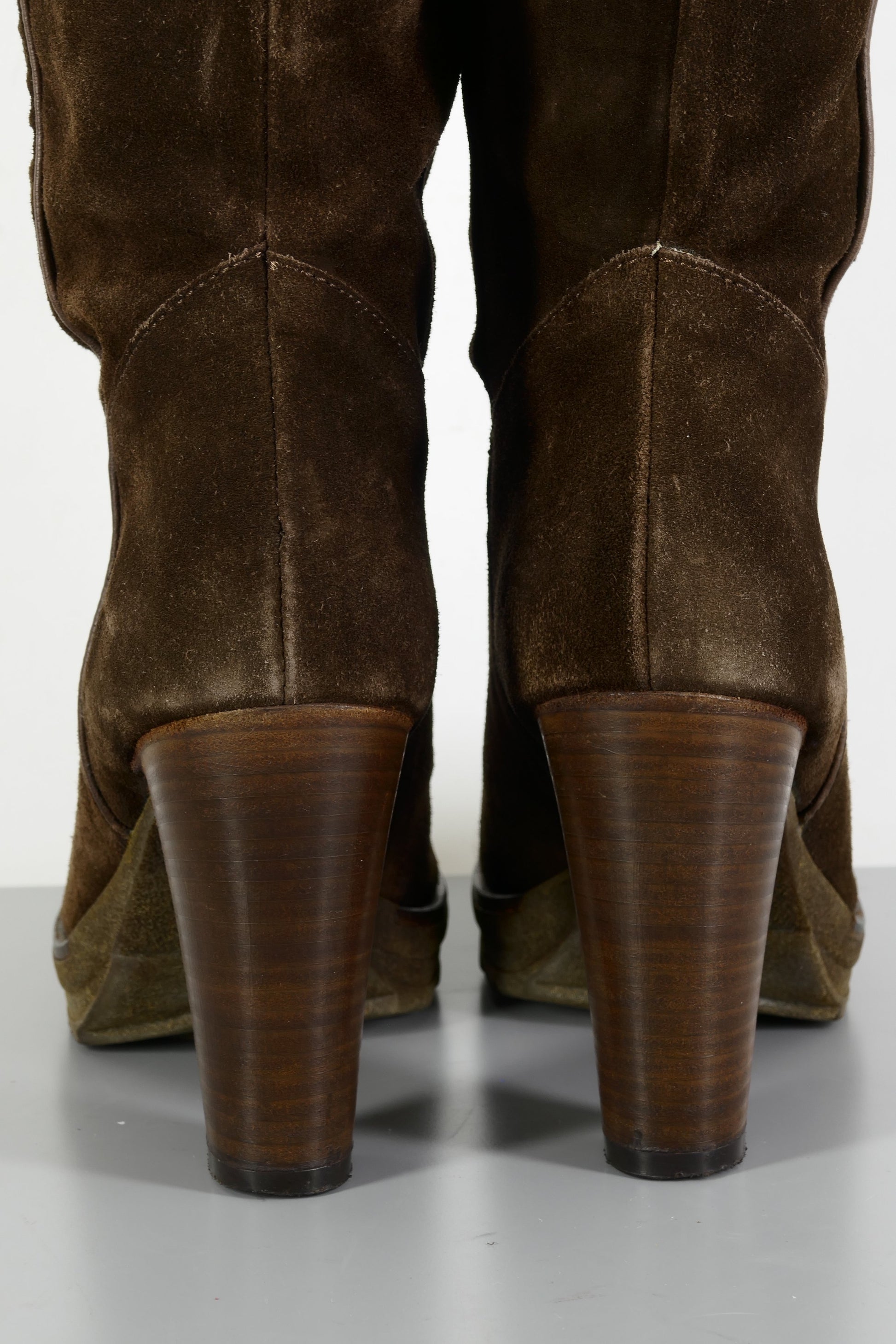 BUUTS Fred de la Bretoniere Hohe Stiefel Wildleder braun 224029-6