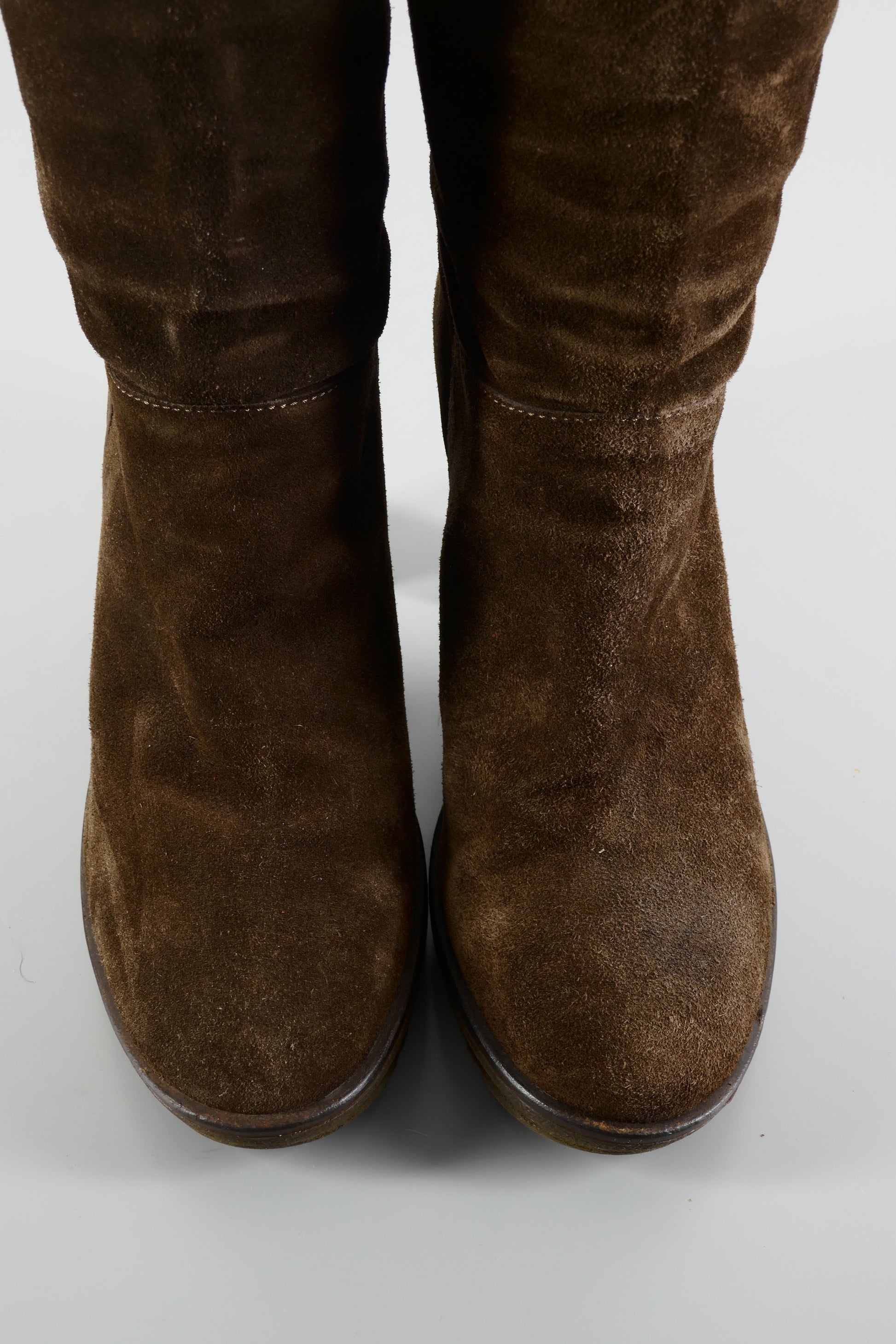 BUUTS Fred de la Bretoniere Hohe Stiefel Wildleder braun 224029-7