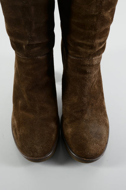 BUUTS Fred de la Bretoniere Hohe Stiefel Wildleder braun 224029-7