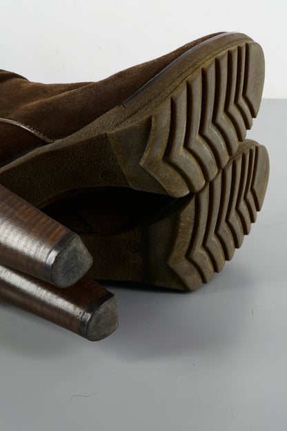 BUUTS Fred de la Bretoniere Hohe Stiefel Wildleder braun 224029-8