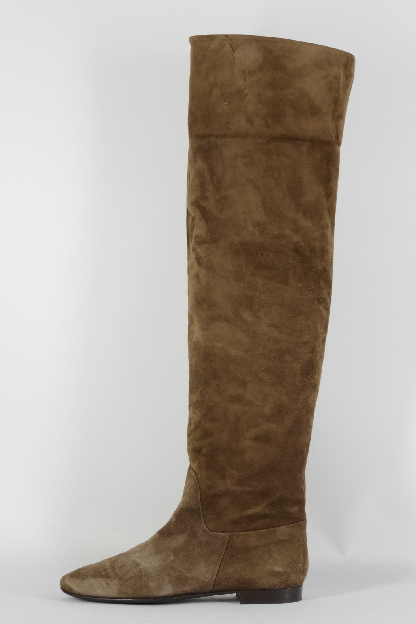BUUTS Bartu Overknees Wildleder braun 224032-1