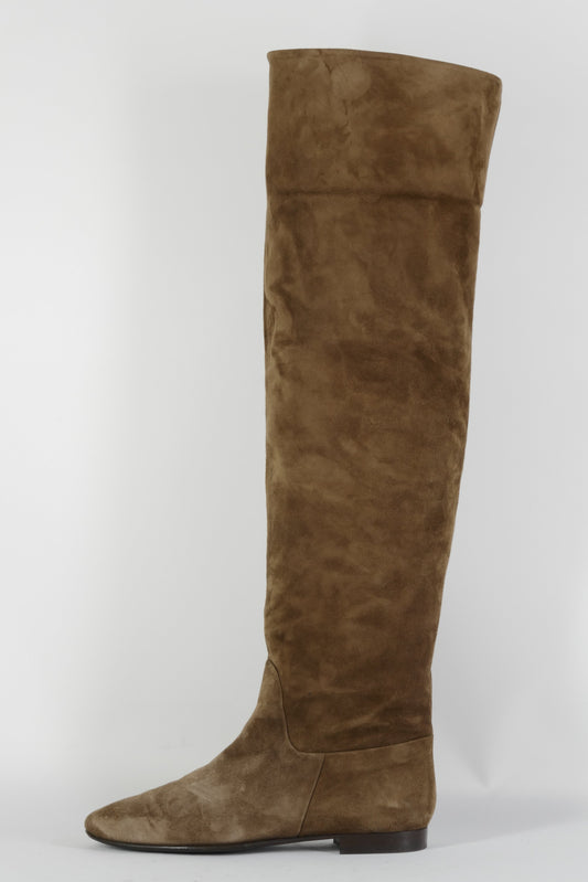 BUUTS Bartu Overknees Wildleder braun 224032-1