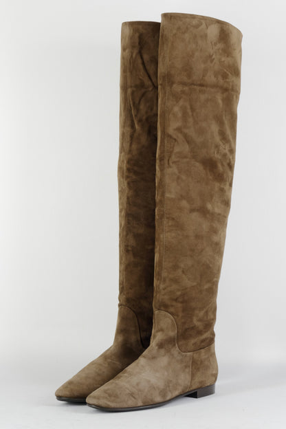 BUUTS Bartu Overknees Wildleder braun 224032-2