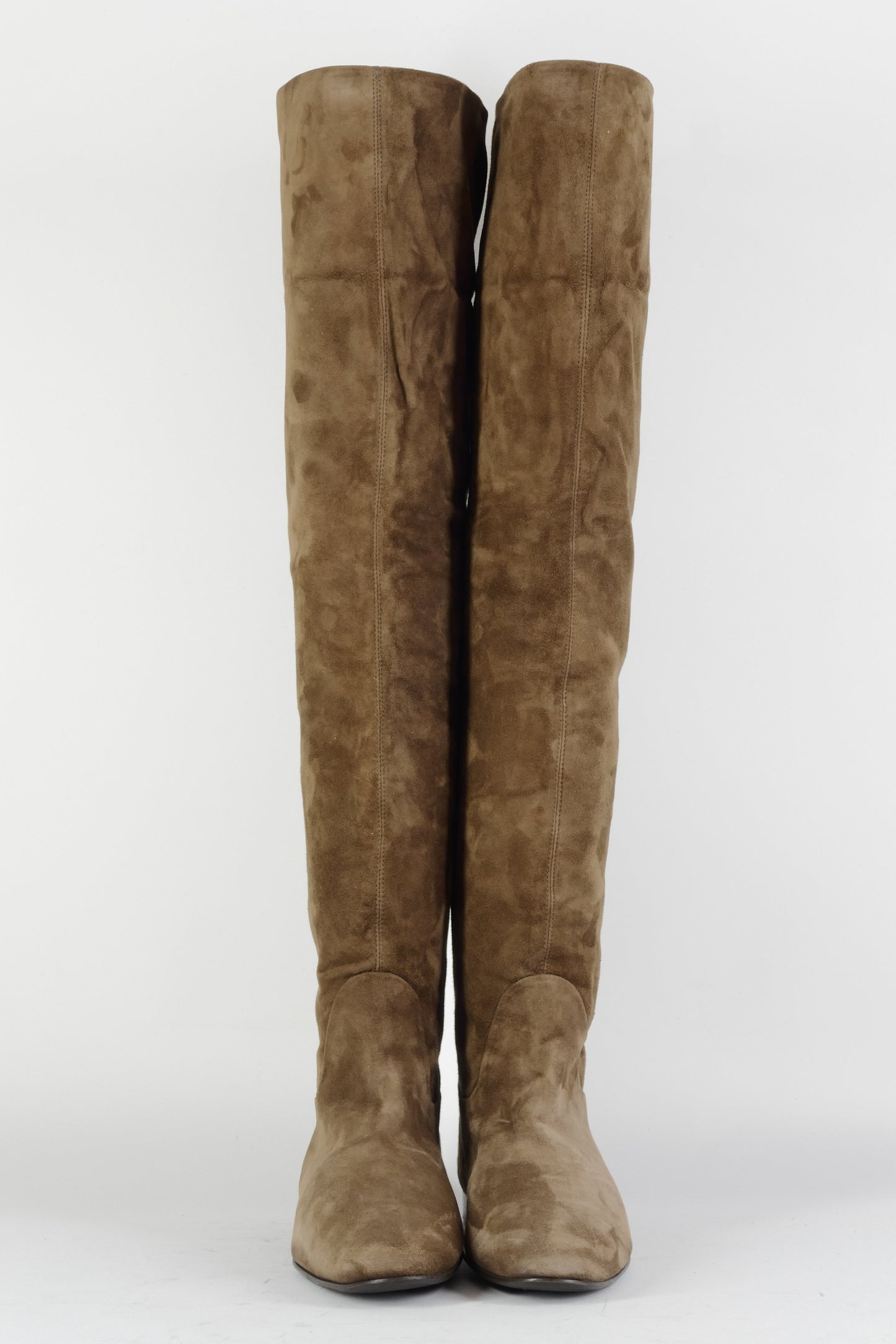 BUUTS Bartu Overknees Wildleder braun 224032-4