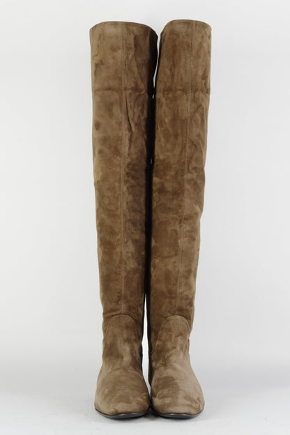 BUUTS Bartu Overknees Wildleder braun 224032-4