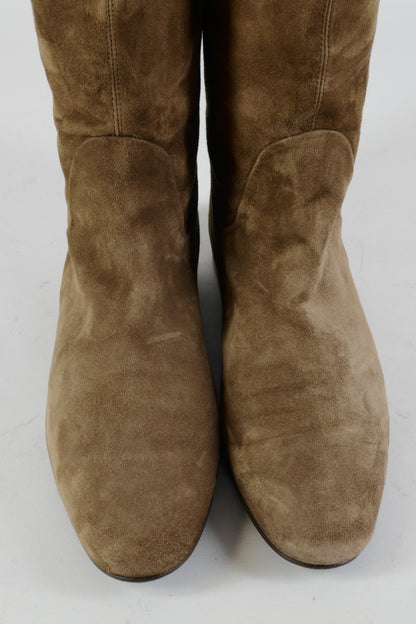 BUUTS Bartu Overknees Wildleder braun 224032-7