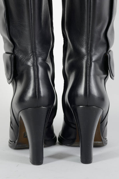 BUUTS Boss Stiefel Leder schwarz 224034-6