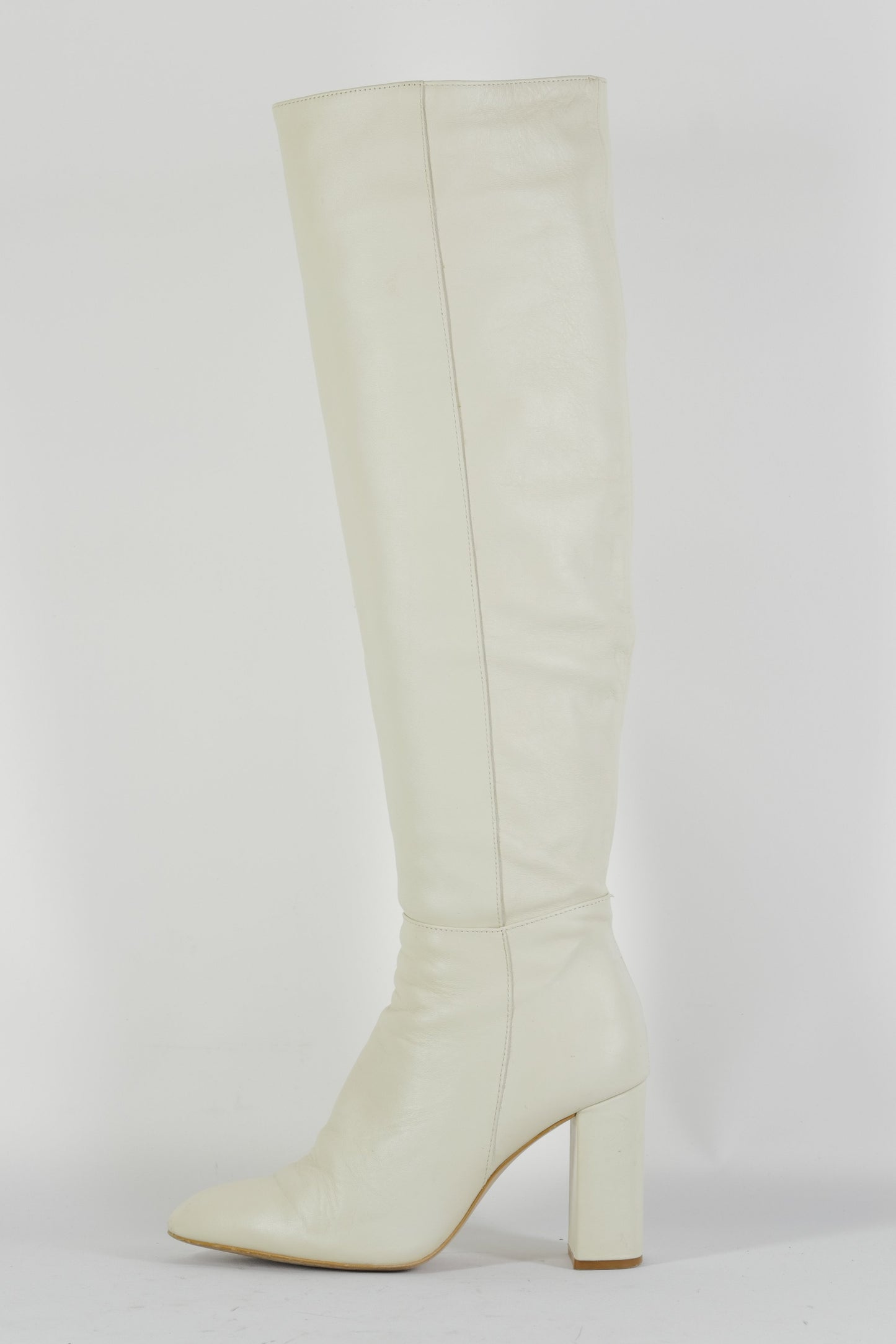 BUUTS Zara weiß Hohe Stiefel Leder weiß 224035-1