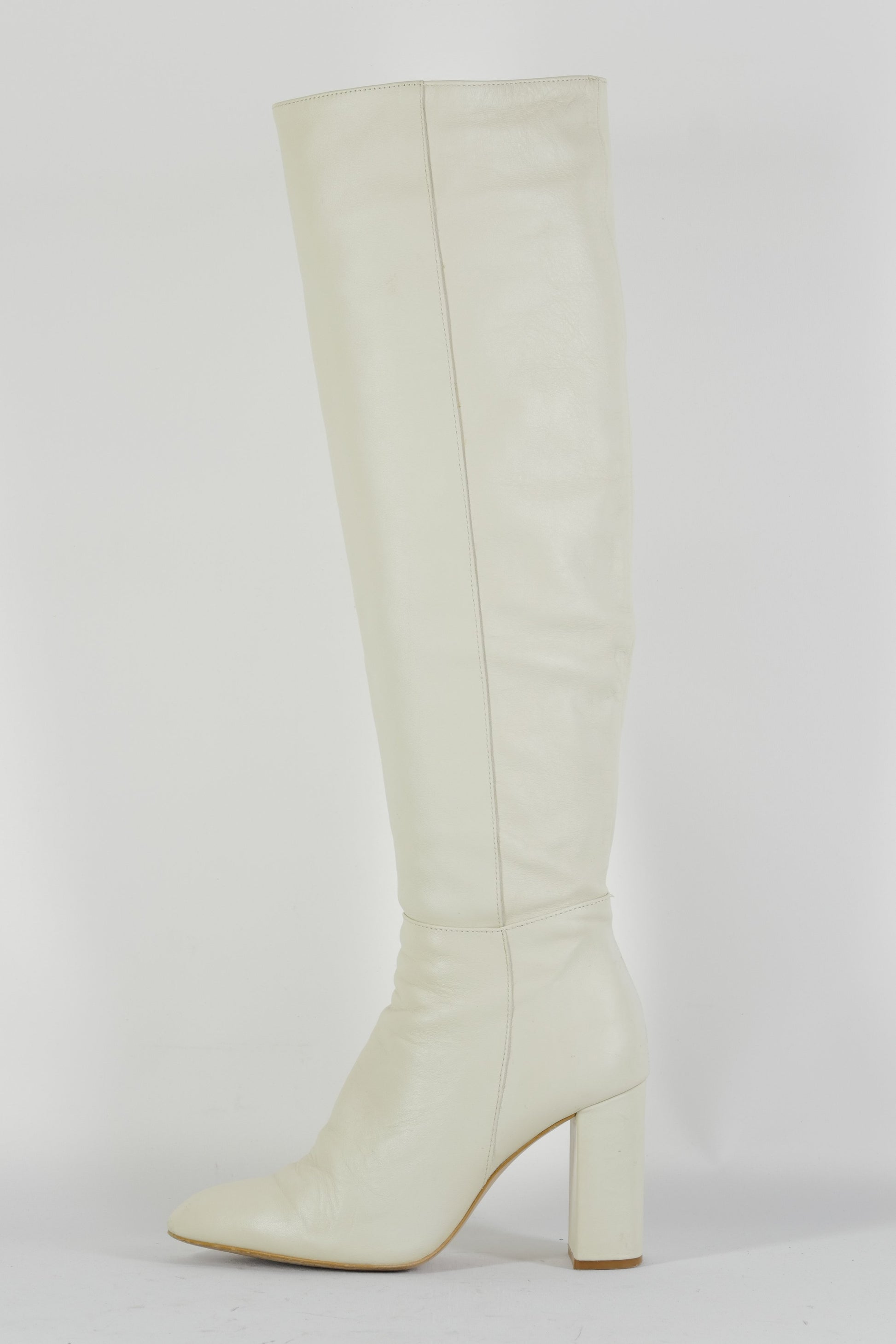 BUUTS Zara weiß Hohe Stiefel Leder weiß 224035-1