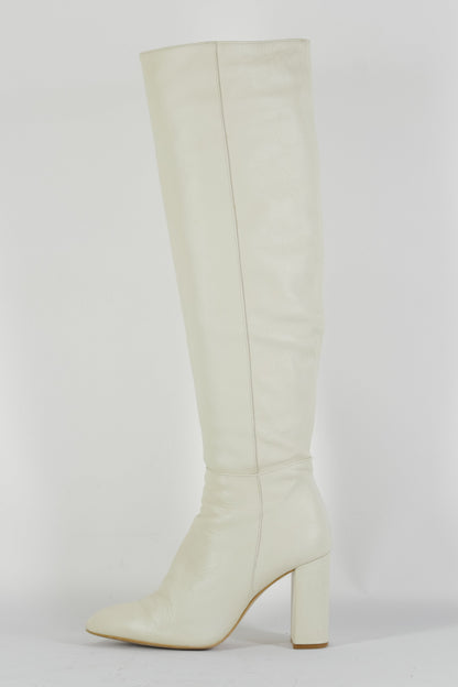 BUUTS Zara weiß Hohe Stiefel Leder weiß 224035-1