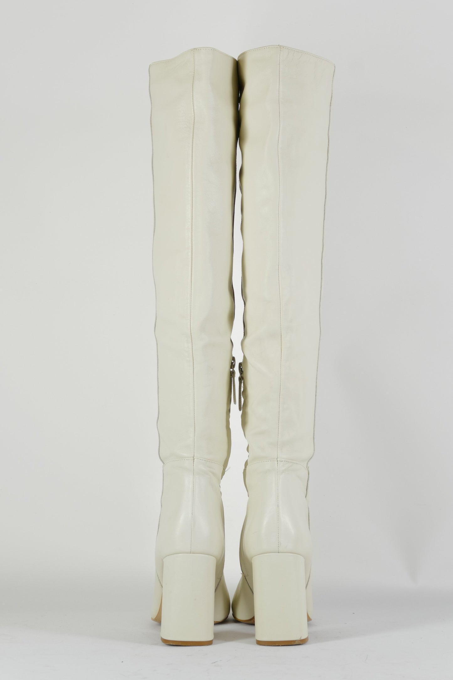 BUUTS Zara weiß Hohe Stiefel Leder weiß 224035-5