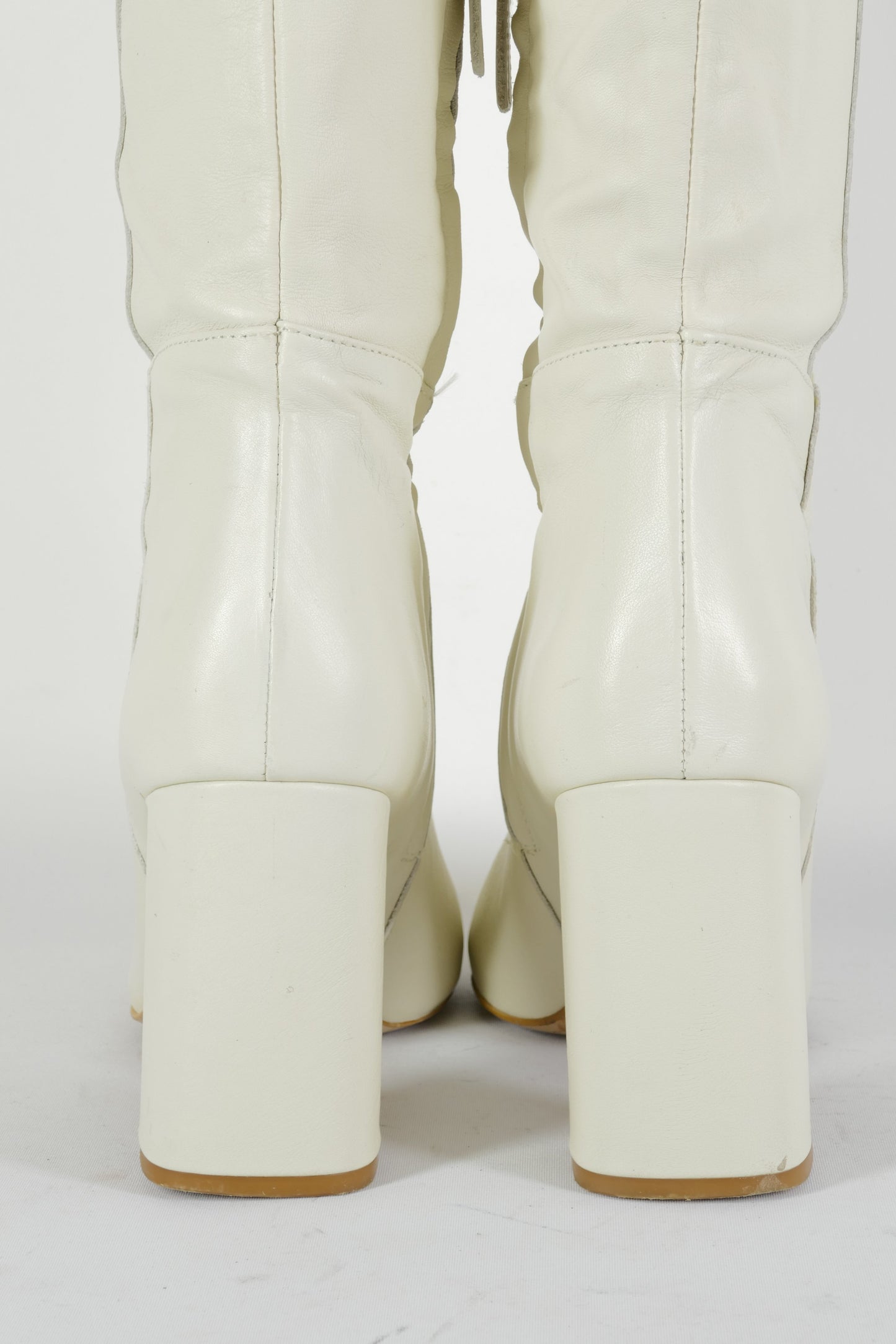 BUUTS Zara weiß Hohe Stiefel Leder weiß 224035-6
