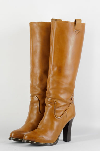BUUTS Boss Orange Stiefel Leder cognac 224036-2