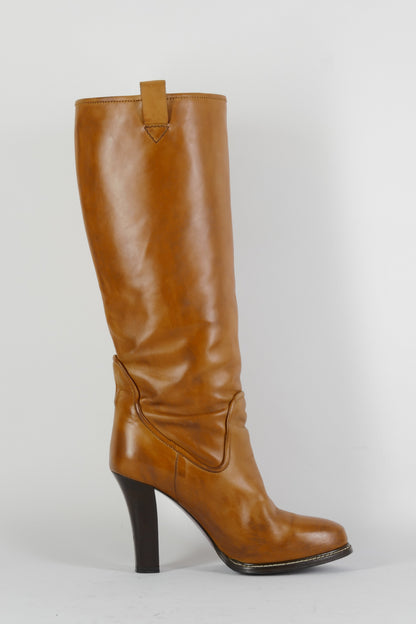 BUUTS Boss Orange Stiefel Leder cognac 224036-3