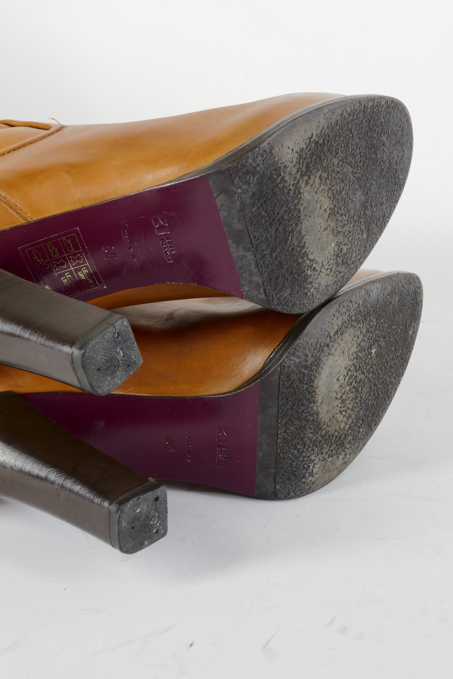 BUUTS Boss Orange Stiefel Leder cognac 224036-8