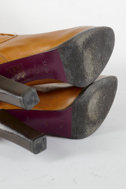 BUUTS Boss Orange Stiefel Leder cognac 224036-8