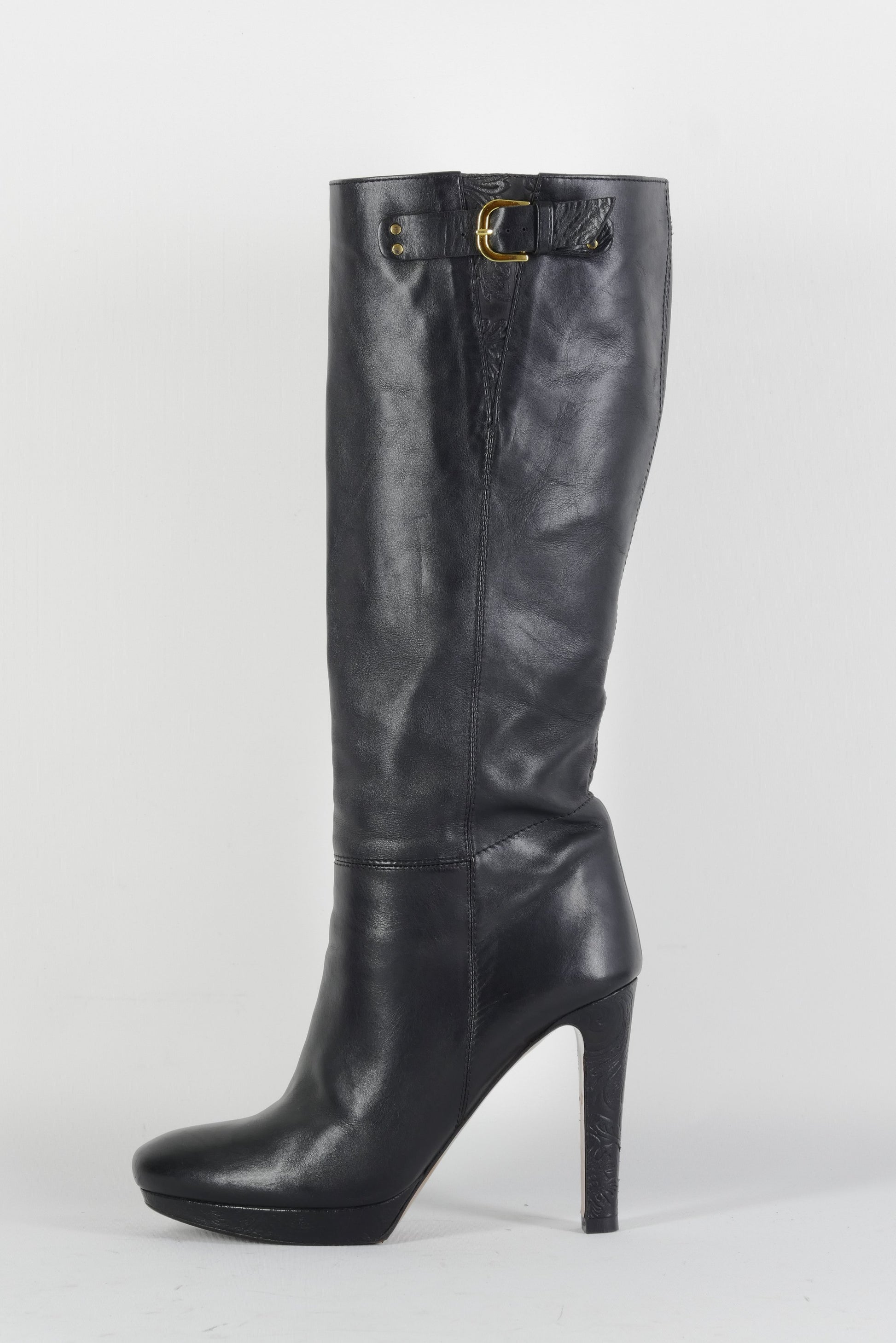 BUUTS Boss Orange Stiefel Leder schwarz 224037-1