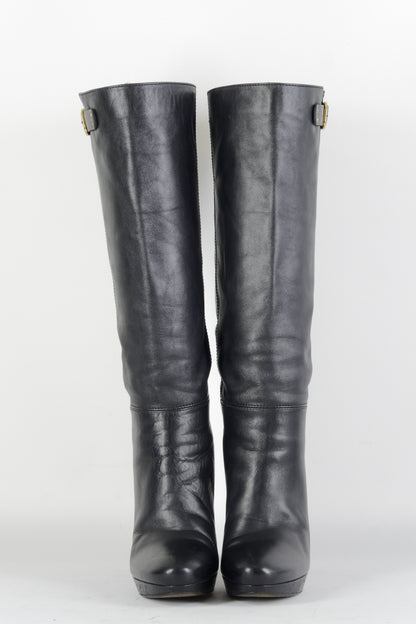 BUUTS Boss Orange Stiefel Leder schwarz 224037-4