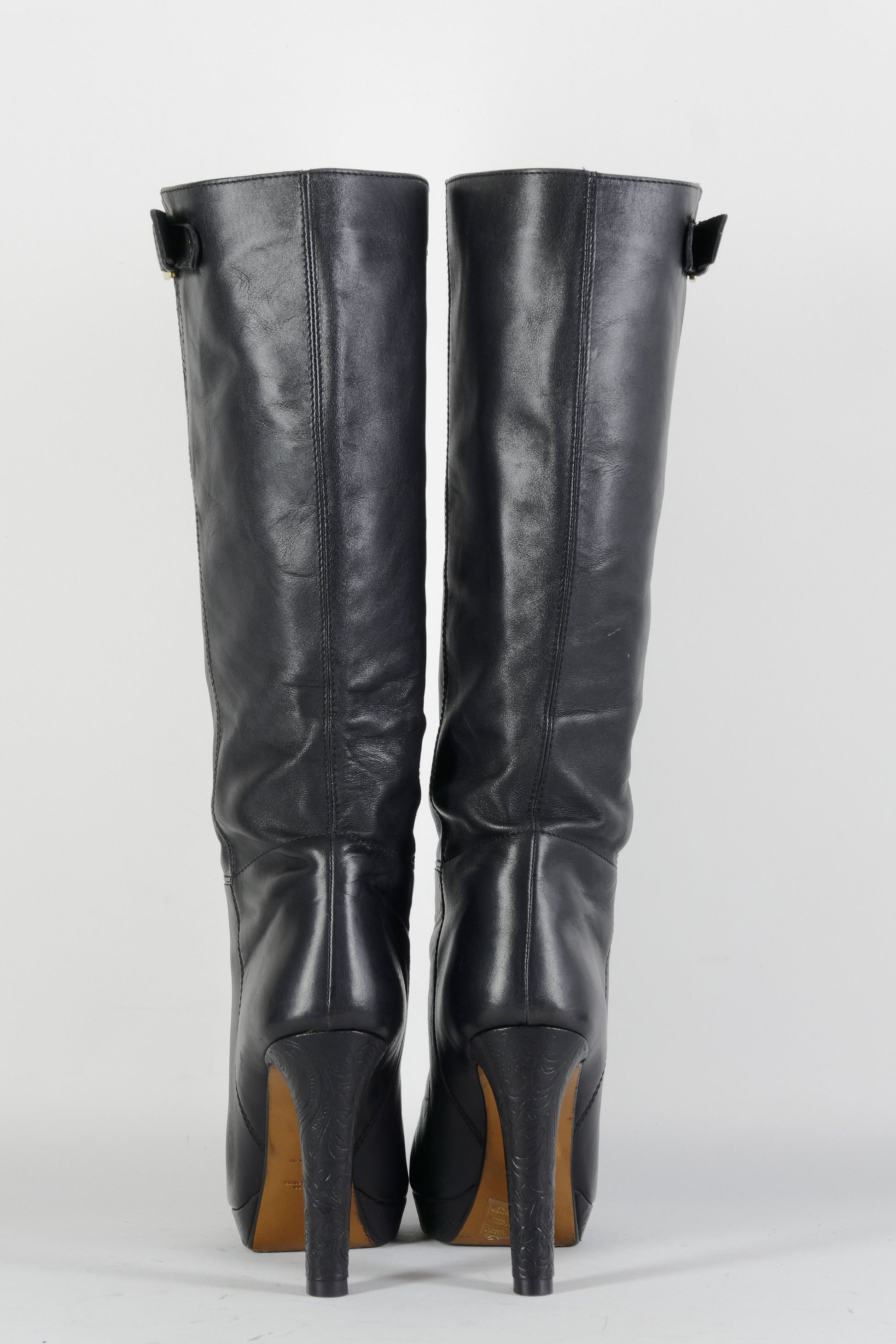 BUUTS Boss Orange Stiefel Leder schwarz 224037-5
